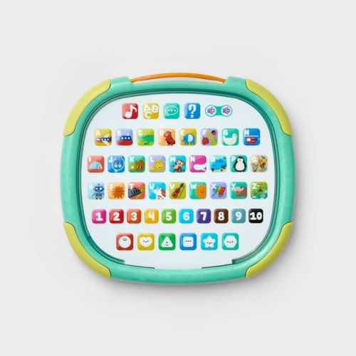 Electronic Learning Tablet with Light Soft Handle Bilingual - Gigglescape™