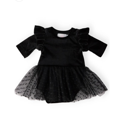 Black Velvet Tutu Bodysuit – Witching Hour Baby