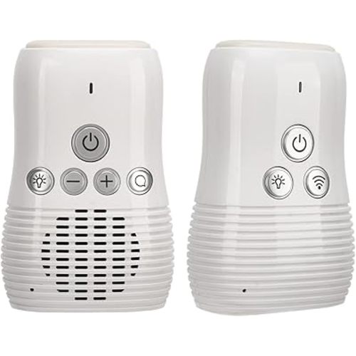 Audio Baby Monitor, 2.4GHz Wireless Audio Baby Monitor, Two Way Intercom Baby Care Monitor with Night Light 100‑240V (US Plug)