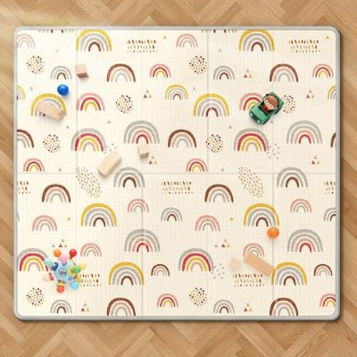PIGLOG Baby Play Mat, 79" X 71" Extra Large Play Mat, Baby Mats for Floor