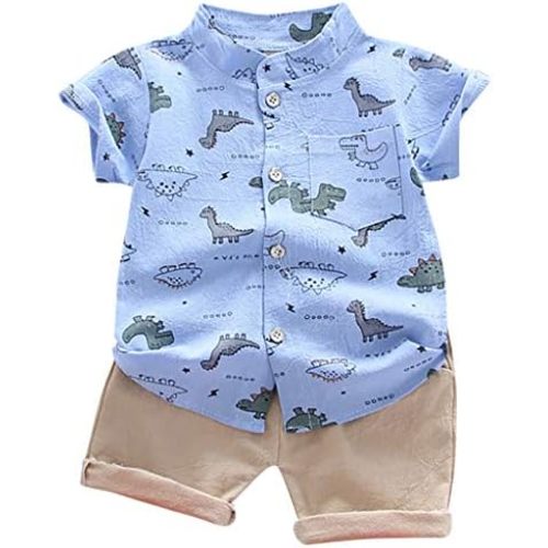 Baby Girl Floral Outfit Toddler Girl Summer Short Sleeve T-Shirt and Shorts Set Casual Clothes Independence Day s