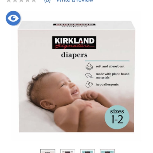 Kirkland Signature Diapers Sizes 1-2 | Costco