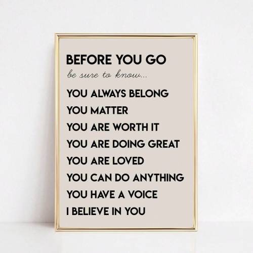 1pc Children Affirming Wall Art, Inspirational Classroom Decoration, Children's Room Decoration, Positive Classroom Wall Art, Wall Art, Wall Decoration Poster, Wall Canvas Decoration, Hallway Bedroom Living Room Ideal Gift | SHEIN USA