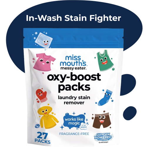 Miss Mouths Messy Eater Stain Treater Oxy Magic Powder 27 ct Packs