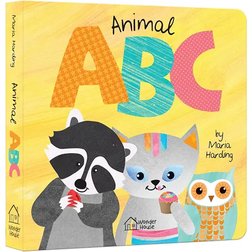Animal ABC : Playful animals teach A to Z (Board Book)