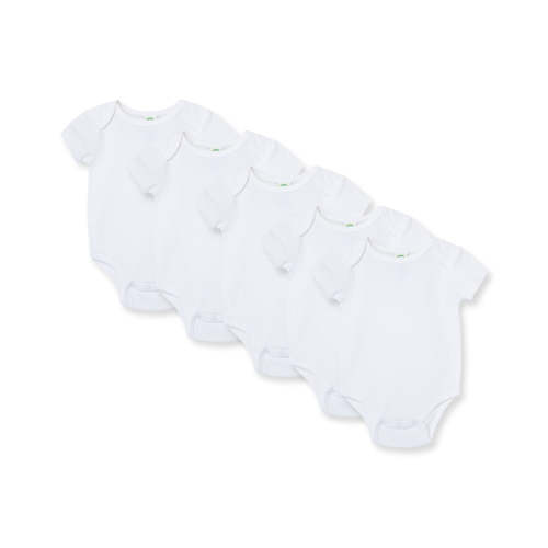 White 5-Pack Bodysuits