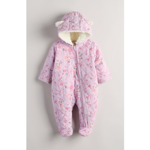 Hooded Quilted Fleece Lined Bunting