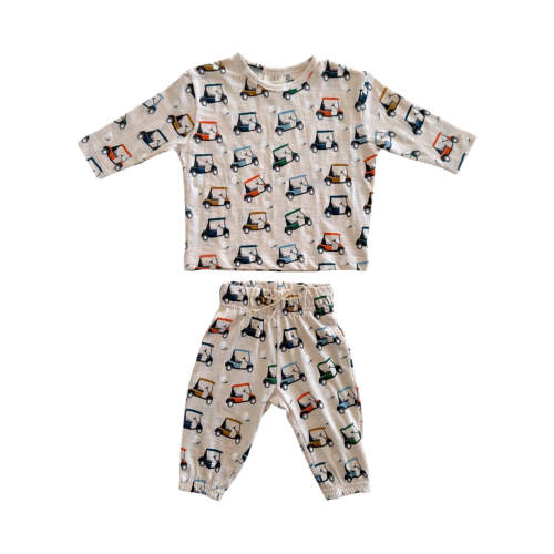 Golf Cart / Organic Long Sleeve Tee & Pant Set
