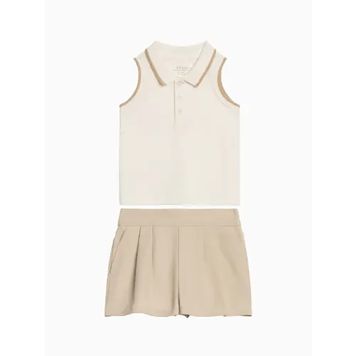 Girl Pique Set