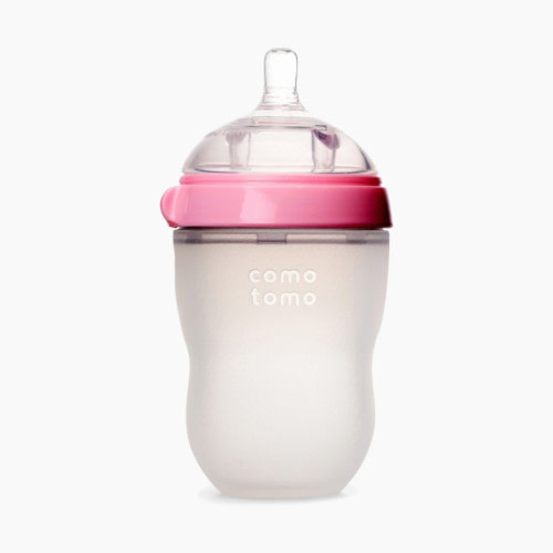 Comotomo Baby Bottle - Pink, 8 oz