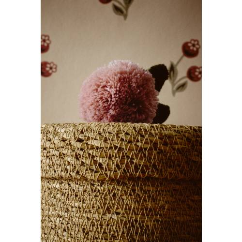 SMALL POMPOM SEAGRASS STORAGE BOX