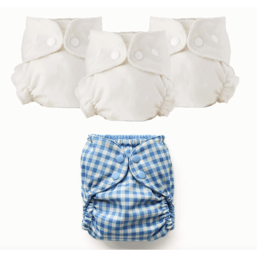 Organic Cloth Diaper Bundle Starter Size 2 – Esembly