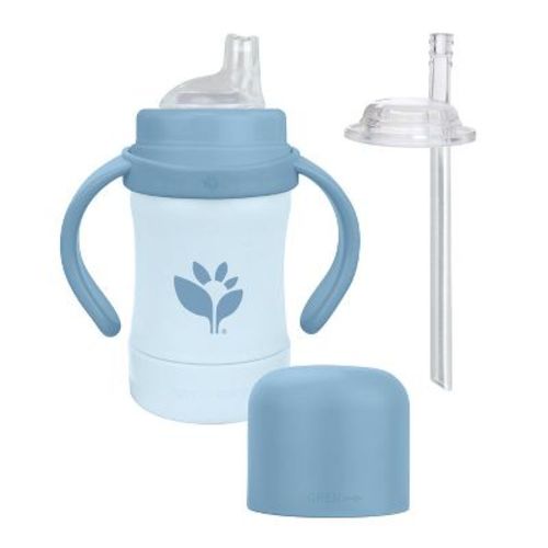Sprout Ware Sip & Straw 6oz - Blueberry - 6mo+