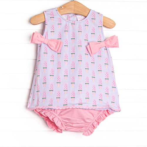 Watermelon Pop Side Tie Diaper Set, Purple – Stitchy Fish
