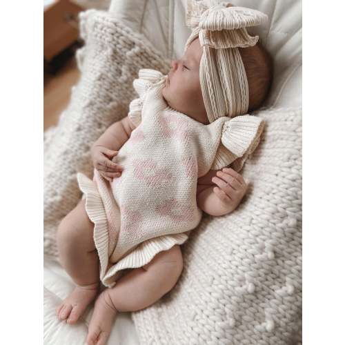 Luna + Luca Luna + Luca Floral Frills Romper - Luna + Luca Floral Frills Romper