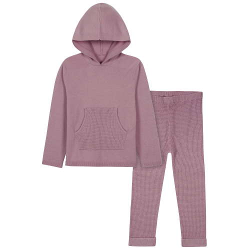 Modern Moments by Gerber Toddler Boys or Girls Unisex Sweater Knit Hoodie and Active Pant, 2pc Outfit Set (12M-5T)