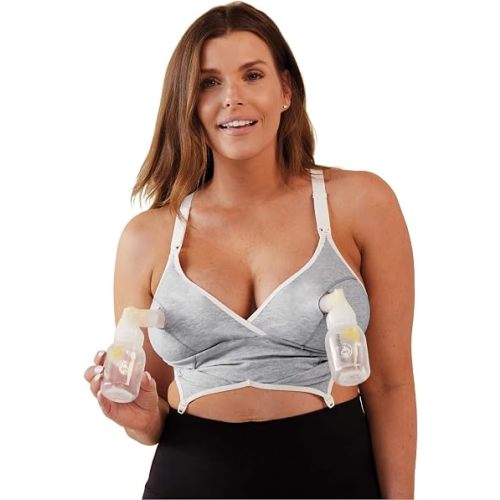 Bravado Designs 2-in-1 Pumping & Nursing Bra Hands Free for Maternity & Breastfeeding