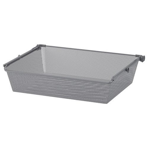 KOMPLEMENT Mesh basket with pull-out rail - dark gray 29 1/2x22 7/8 "