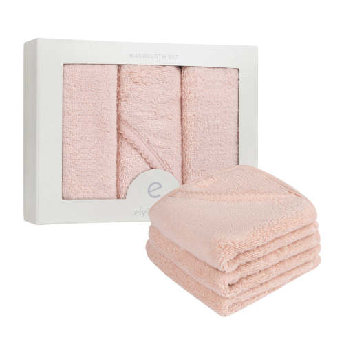 3 Pack Washcloth Set - Pink Petal – Ely's & Co.