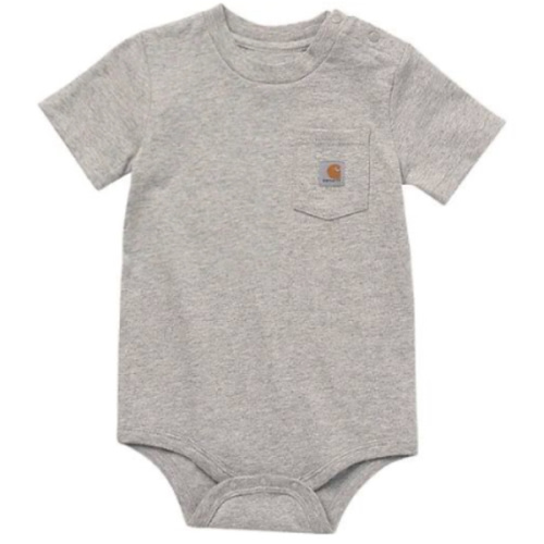 Kids' Short Sleeve Pocket Bodysuit (Baby) | Baby Boy (0-24M) | Carhartt