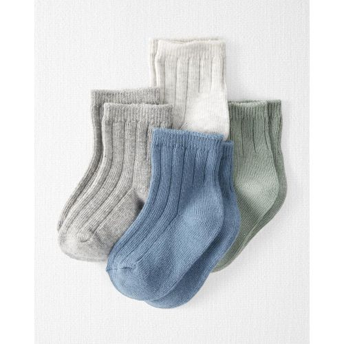 Baby 4-Pack Organic Cotton Rib Socks | Carter’s Oshkosh Canada