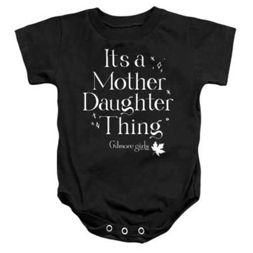 Baby Gilmore Girls It's A Mother Daughter Thing Infant Bodysuit Black 6 Months