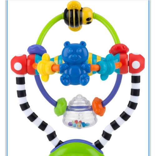 Nuby Silly Spinwheel Toy with Suction Base - Interactive High Chair Toy for Babies and Toddlers - 6+ Months