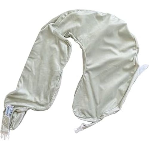 My Brest Friend Super Deluxe Nursing Pillow Cover - Slipcovers for Baby - Adjustable Fit, Easy Care, Durable - Nursing Pillow Not Included (Platinum)