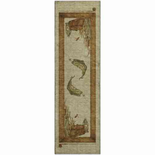 Premium Washable Super Soft Fishing Dreams Mayfield Rug