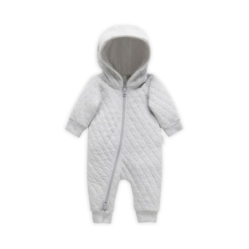 Quilted Hooded Coverall Onsie, 0-3M