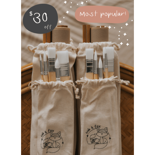 BUY 2: Magic Canvas & Brush Set