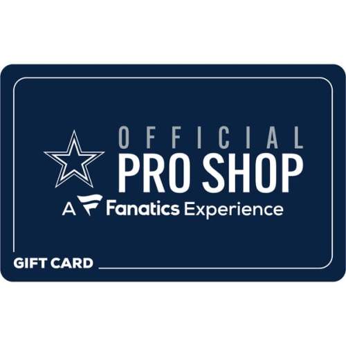 Dallas Cowboys Pro Shop eGift Card ($10 - $500)