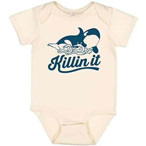 TATY Kids Killin' It Orca Baby Infant Bodysuit