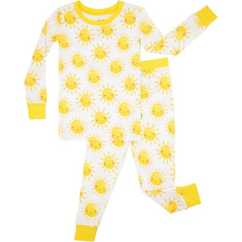 Little Sleepies Two-Piece Pajama Set for Boys & Girls, Soft Viscose from Bamboo Toddler Pajamas for Kids, Family Matching PJs