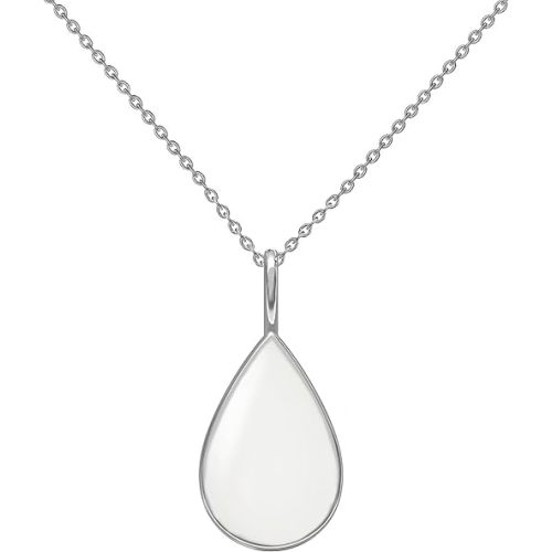 Love Catcher DIY Breast Milk Jewelry KIT, Sterling Silver Teardrop Breastmilk Necklace KIT, New Mom Gift, Mother's Day/Christmas/Birthday Gift for Her, Newborn Gift (Silver), S925N010