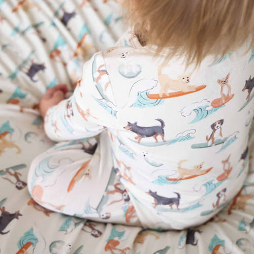 Paddle Pups Zipper Footie