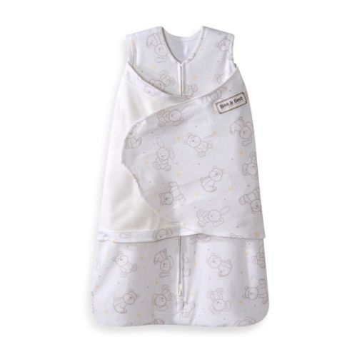 HALO® SleepSack® Newborn Floppy Friends Multi-Way Adjustable Cotton Swaddle in Cream