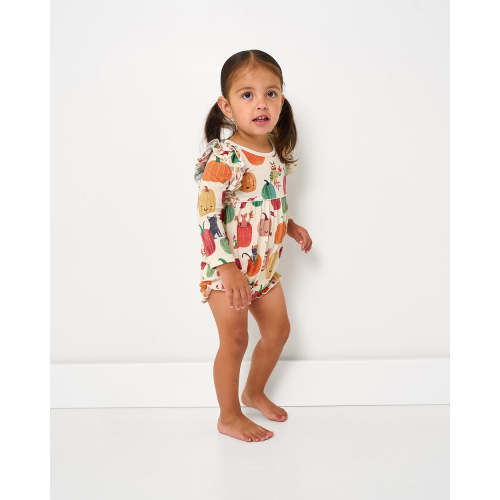 Pumpkin Pals Bubble Romper | Little Sleepies