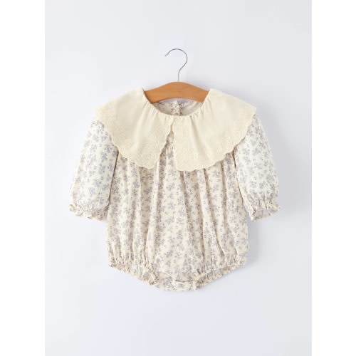 Rylee Faith Purple Floral Long-Sleeved Bubble – Persnickety Shop