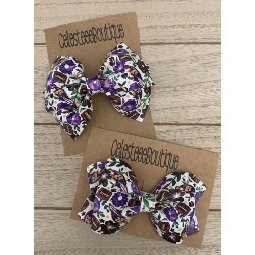 BAL and Flowers Inspired Hair Bows