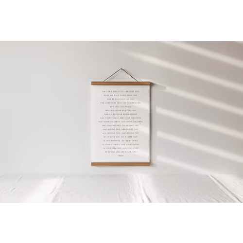 The Blessing Lyrics Sign, Kari Jobe Lyrics, Christian Art Decor, May His Favor Be Upon You, Modern Religious Wall Hanging, Housewarming Gift