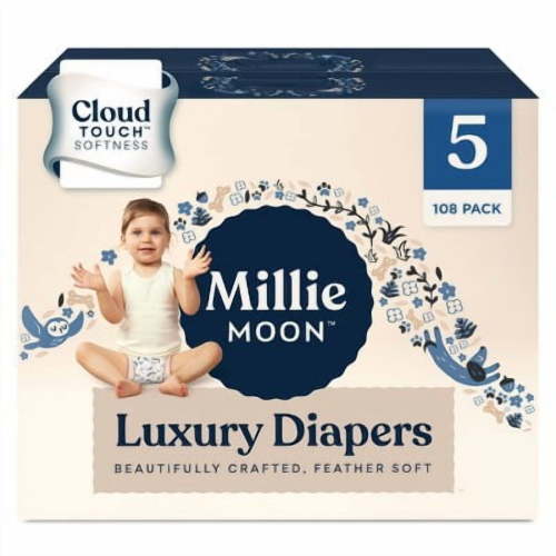 Millie Moon Luxury Disposable Diapers - Select Size and Count