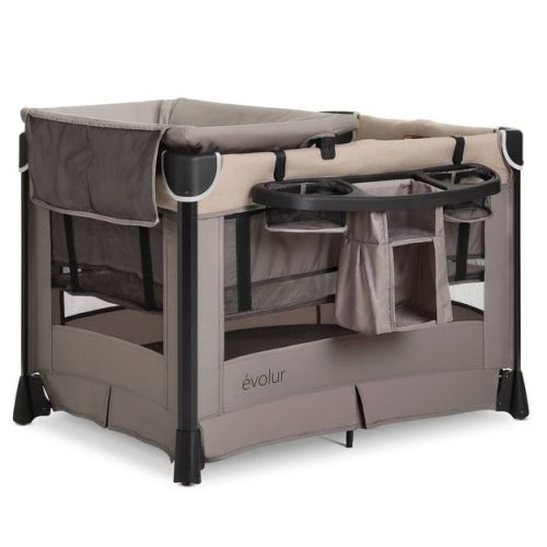 Evolur Cozy Cove Deluxe Playard - Beige