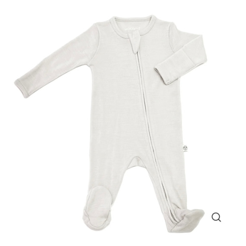 Footie Pajamas, Merino Wool, Oat