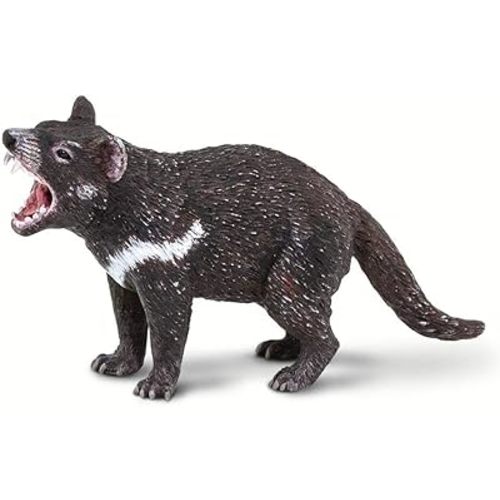 Safari Ltd. Tasmanian Devil Figurine - Realistic 3.5" Marsupial Figure - Educational Toy for Boys, Girls, and Kids Ages 3+