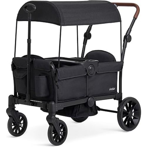 Evolur Trailblazer Wagon Stroller in Black