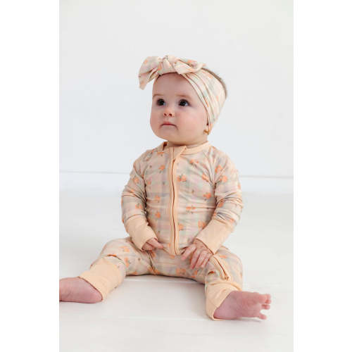 Frankie Plaid Zipper Romper