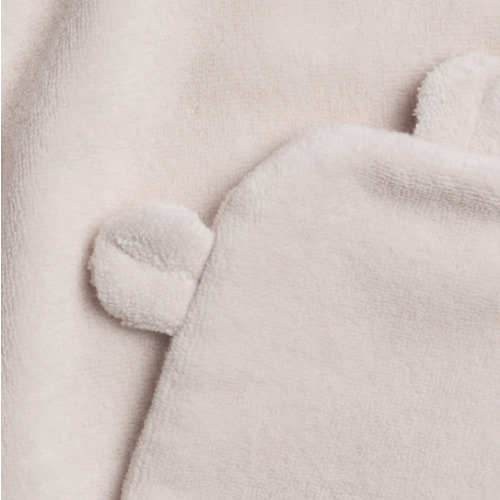 Organic Hooded Baby Towel with Ears (Blush) – Parachute Home