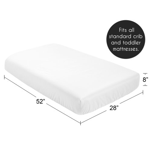 Floral Collection Girl Jersey Knit Fitted Crib Sheet - Lavender Purple, Pink and Grey Boho Shabby Chic Rose Watercolor Flower