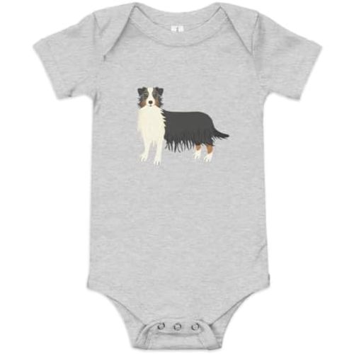 Generic Australian Shepherd onesie for baby, australian shepherd baby clothes, australian shepherd baby gifts.